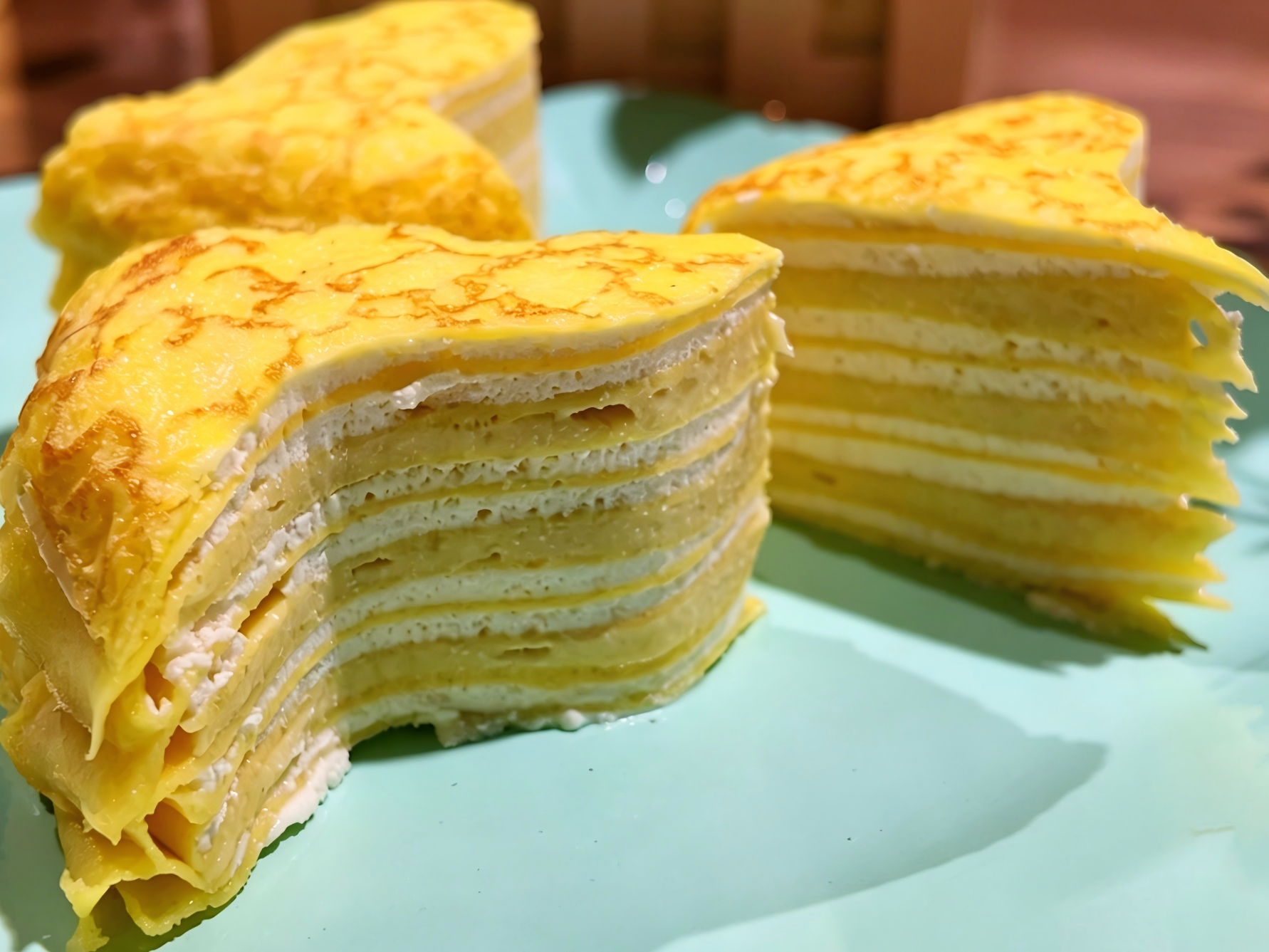 Durian Mille Crepe Cake